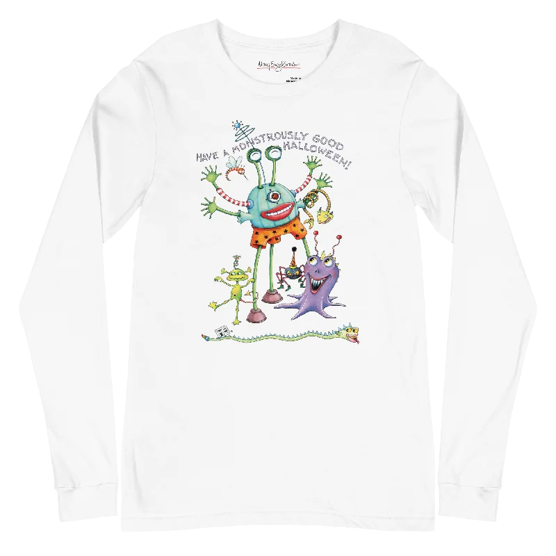 Monstrous Halloween Unisex Long Sleeve Shirt