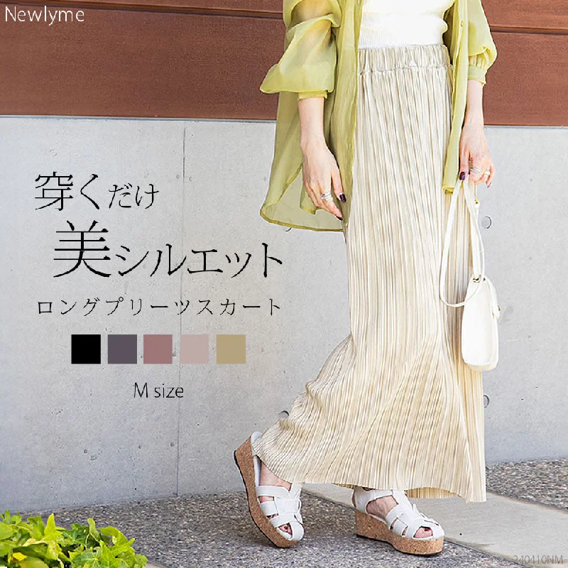 ランダムプリーツカットロングスカート Party unclassified skirts
