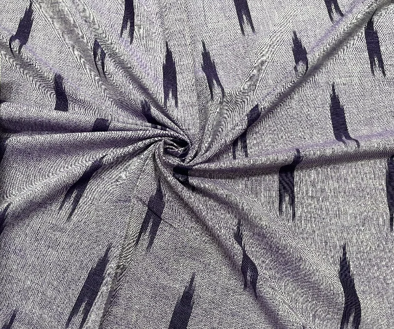Purple Motifs Handloom Ikat Cotton Fabric Women's unclassified dresses