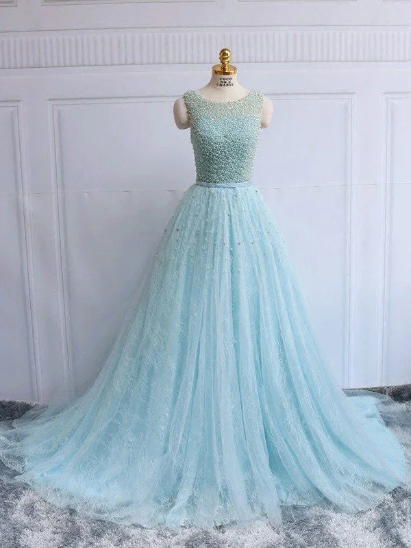 Prom Dresses Long Lace Beading Lace-up Prom Dress/Evening Dress #JKL037 Lace Detail Gown