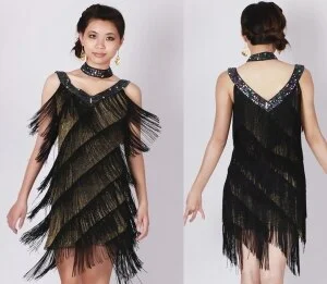 black with gold