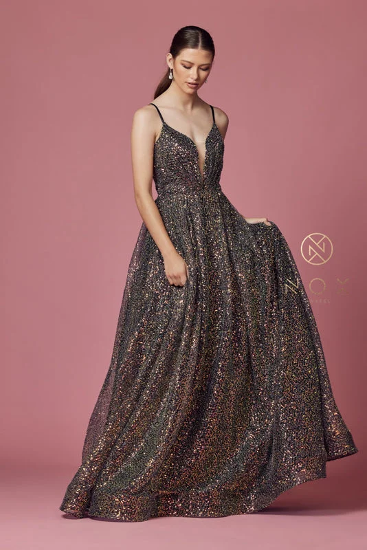 Nox Anabel R1030: Shimmering Sequined Evening Gown for Unforgettable Nights Sequin Dress Glamour Nox Anabel R1030: Shimmering Sequined Evening Gown for Unforgettable Nights Sequin Dress Glamour