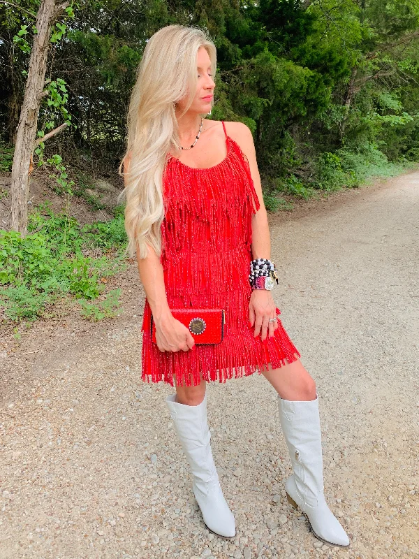 Ruby Red Sequin Cha Cha Dress Sequin Dress Long